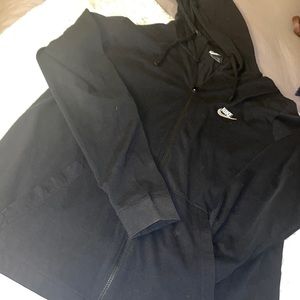 Men’s zip down Nike hoodie like new XXL